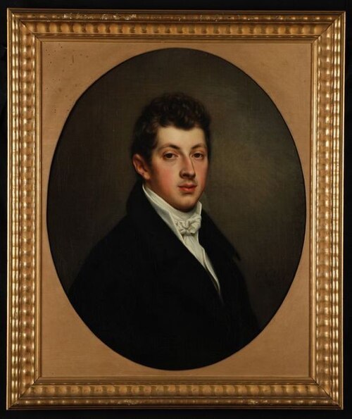 Portrait of Johan Frederic Hoffmann, 1819, Cornelis Cels