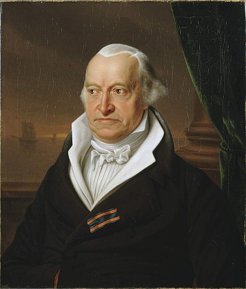 Portrait of Joan Cornelis van der Hoop (1742-1825), Minister of the Navy, 1816, Cornelis Cels