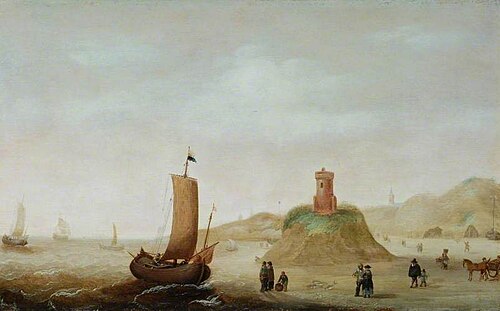 Beach Scene, , Cornelis Verbeeck