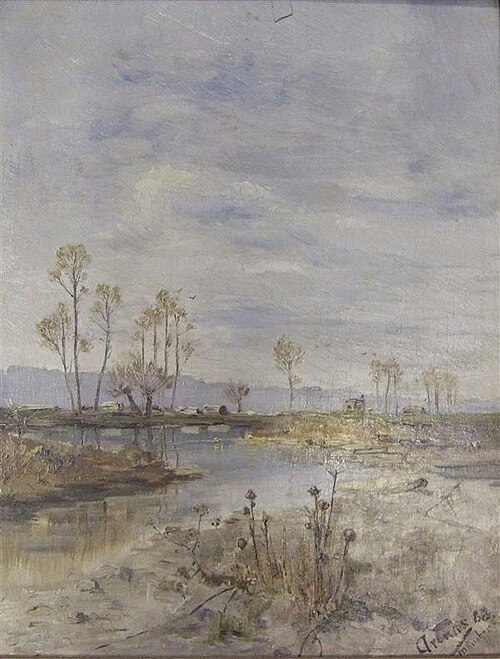Paysage, 1888, Carl Oskar Arends