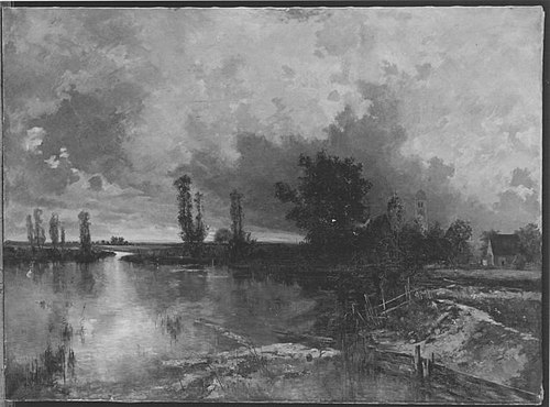 Landschaft bei Dachau (Dachauer Moos), 1897, Carl Oskar Arends