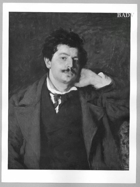 Portrait of a man (self - portr. ?), 1876, Alois Erdtelt