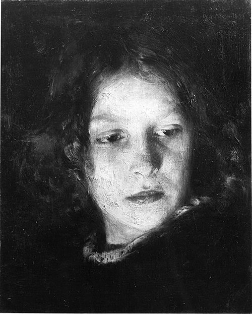 Mädchenkopf, 1895, Alois Erdtelt