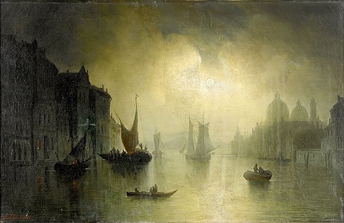Canale Grande al chiaro di luna, , Wilhelm Lichtenheld