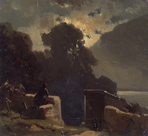 Mondlandschaft, , Wilhelm Lichtenheld