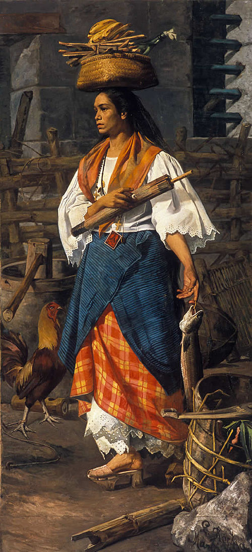 Filipino woman, 1895, Lorenzo de la Rocha
