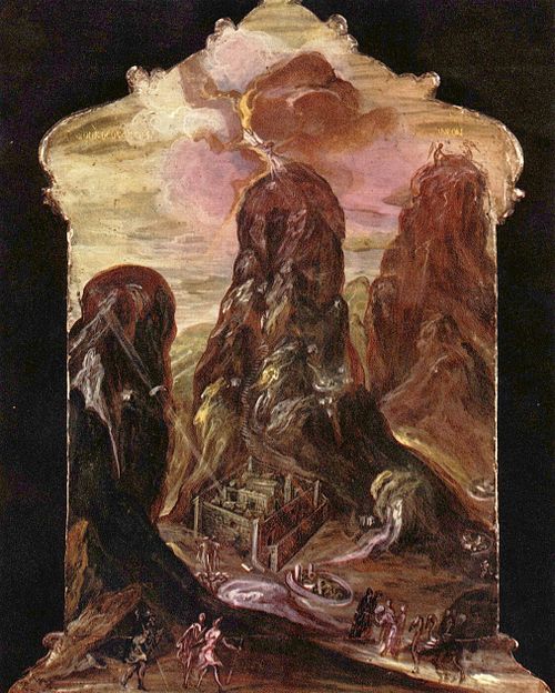 Mount Sinai, 1568, Le Greco