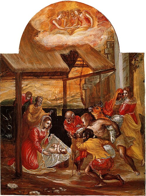 Adoration of the Shepherds, 1568, Le Greco