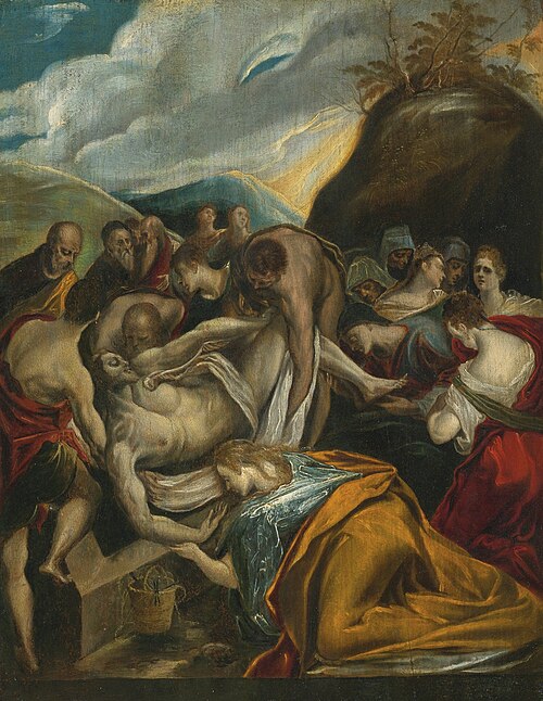 The Entombment of Christ, 1575, El Greco