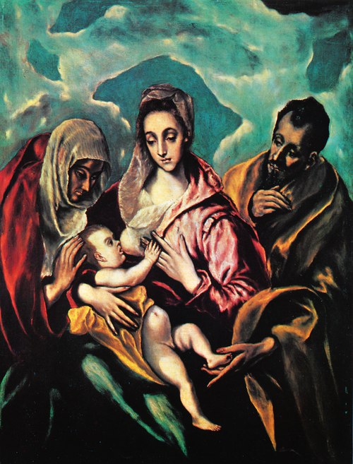 La Sainte Famille, 1595, Le Greco