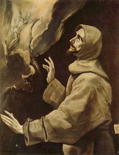 Saint Francis Receiving the Stigmata, 1595, El Greco