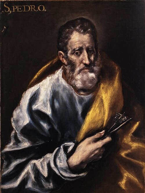 Saint Peter (Oviedo), 1590, El Greco