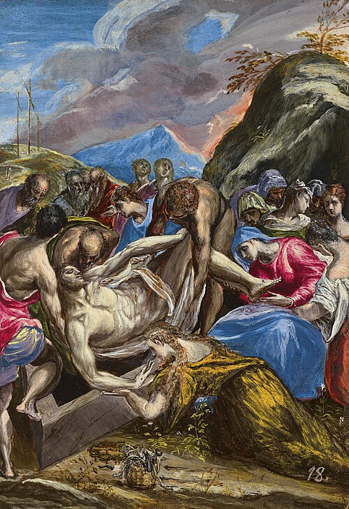 The Entombment of Christ, 1575, El Greco