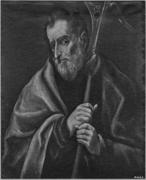 Saint Jude (Henke), 1600, El Greco
