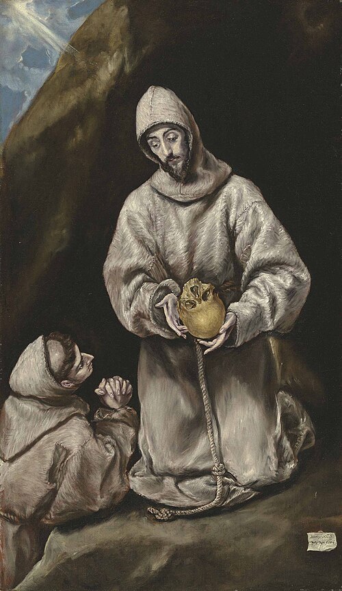 Saint Francis and Brother Leo in Meditation, 1577, El Greco