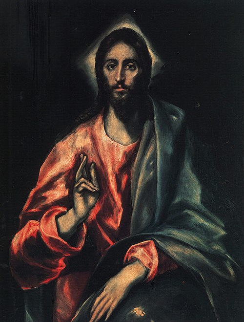 Salvator Mundi, 1605, Le Greco