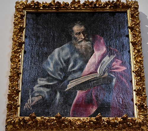 Saint Matthew, 1605, Le Greco