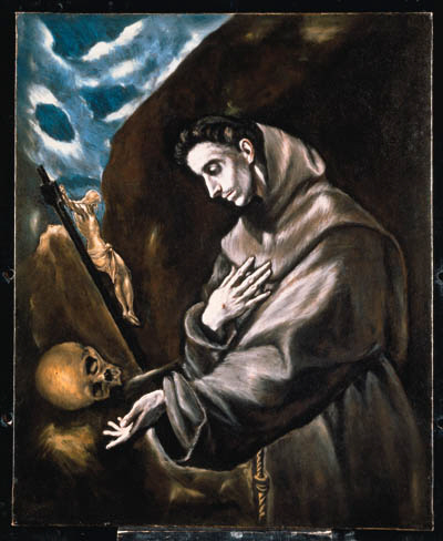 Saint Francis Standing in Meditation, 1580, El Greco