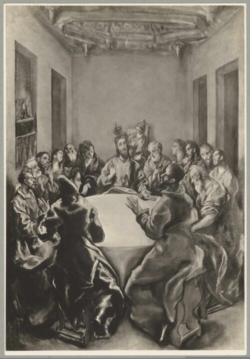 Feast in the House of Simon, 1610, El Greco