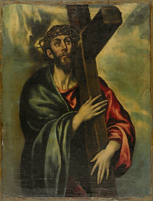 Christ Bearing the Cross, 1600, Le Greco