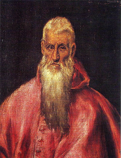 Saint Jerome as Cardinal, 1605, Le Greco