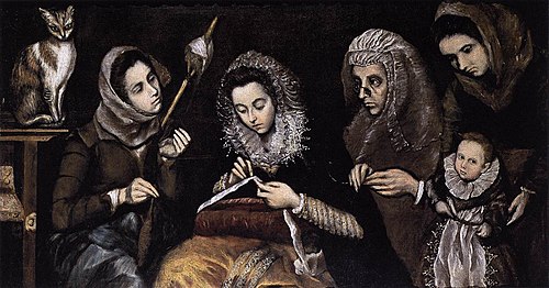 The Family of El Greco, 1600, Le Greco