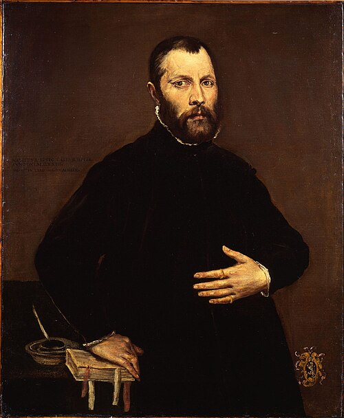 Portrait of a Gentleman, 1570, El Greco