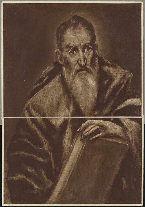 The Apostle Bartholomew (Paul), 1610, El Greco
