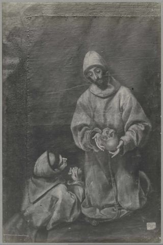 Saint Francis with Brother Leo, 1600, El Greco