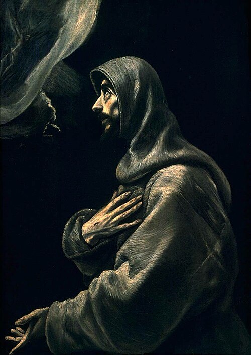 Saint Francis in Ecstasy, 1586, Le Greco