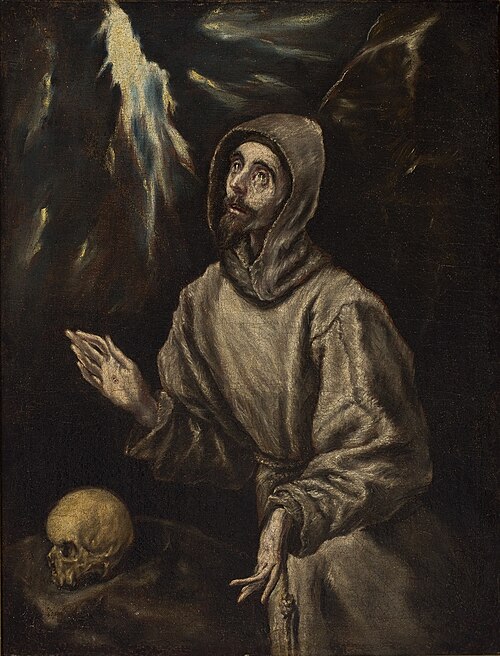 Ecstasy of Saint Francis Receiving the Stigmata, 1600, Le Greco