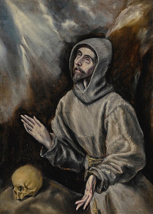 Saint Francis Receiving the Stigmata, 1614, El Greco