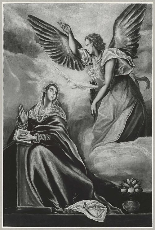 Annunciation, 1614, Le Greco