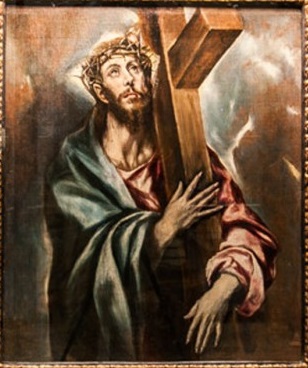 Christ with the Cross, 1600, El Greco