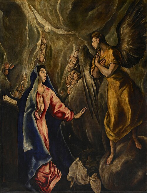 The Annunciation, 1600, Le Greco