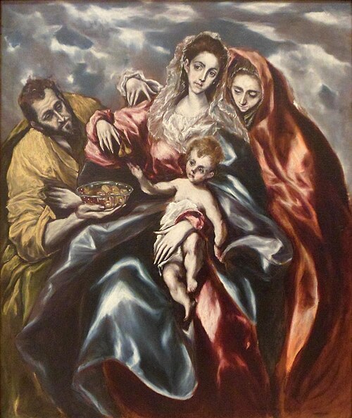 The Holy Family with Mary Magdalen, 1610, Le Greco