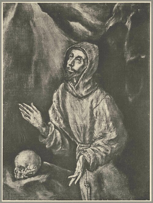 Saint Francis receiving the Stigmata, 1610, El Greco
