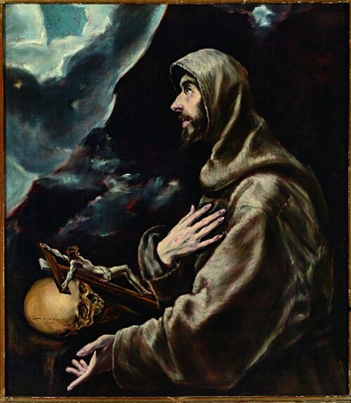 Saint Francis in Ecstasy, 1604, El Greco