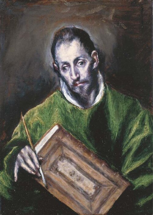 Luke the Evangelist, 1610, El Greco