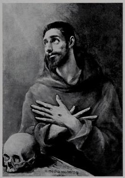 Saint Francis in ecstasy, 1610, El Greco