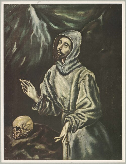 Saint Francis receiving the Stigmata, 1610, El Greco