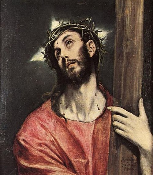 Christ with the Cross, 1610, Le Greco