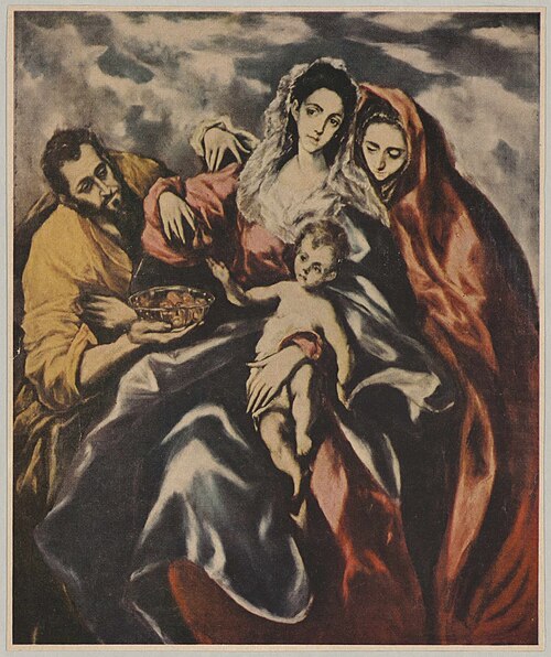 The Holy Family with Mary Magdalen, 1610, El Greco