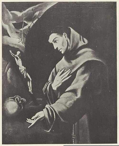 Saint Francis of Assisi in meditation, 1610, El Greco