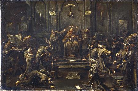 Monks in penitence, 1610, Le Greco