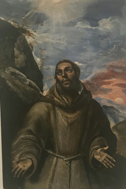 St Francis Receiving the Stigmata, 1575, El Greco