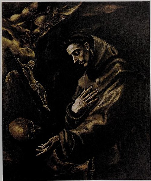 Saint Francis in Meditation, 1610, El Greco