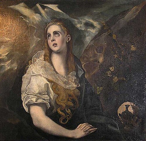 The Penitent Magdalene, 1590, El Greco