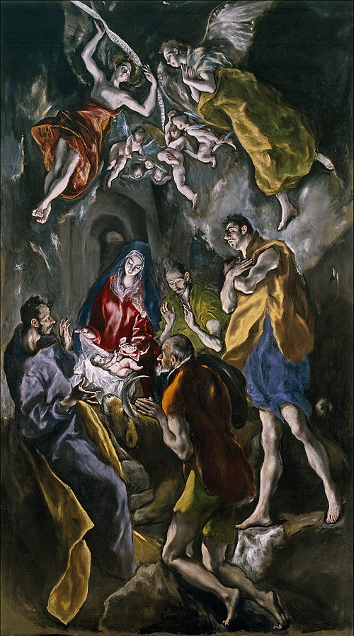L'Adoration des bergers, 1612, Le Greco