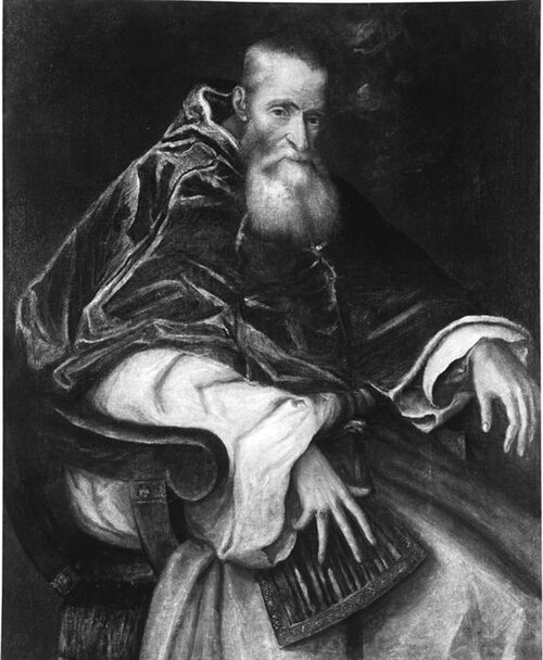 Portrait of Pope Paul III, 1600, El Greco
